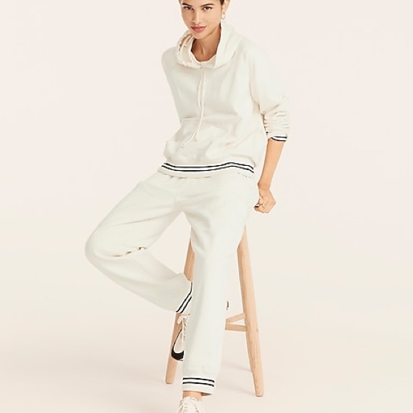 J. Crew Pants - J Crew University terry sweatpants Jogger striped cuffs size XXS NWT
